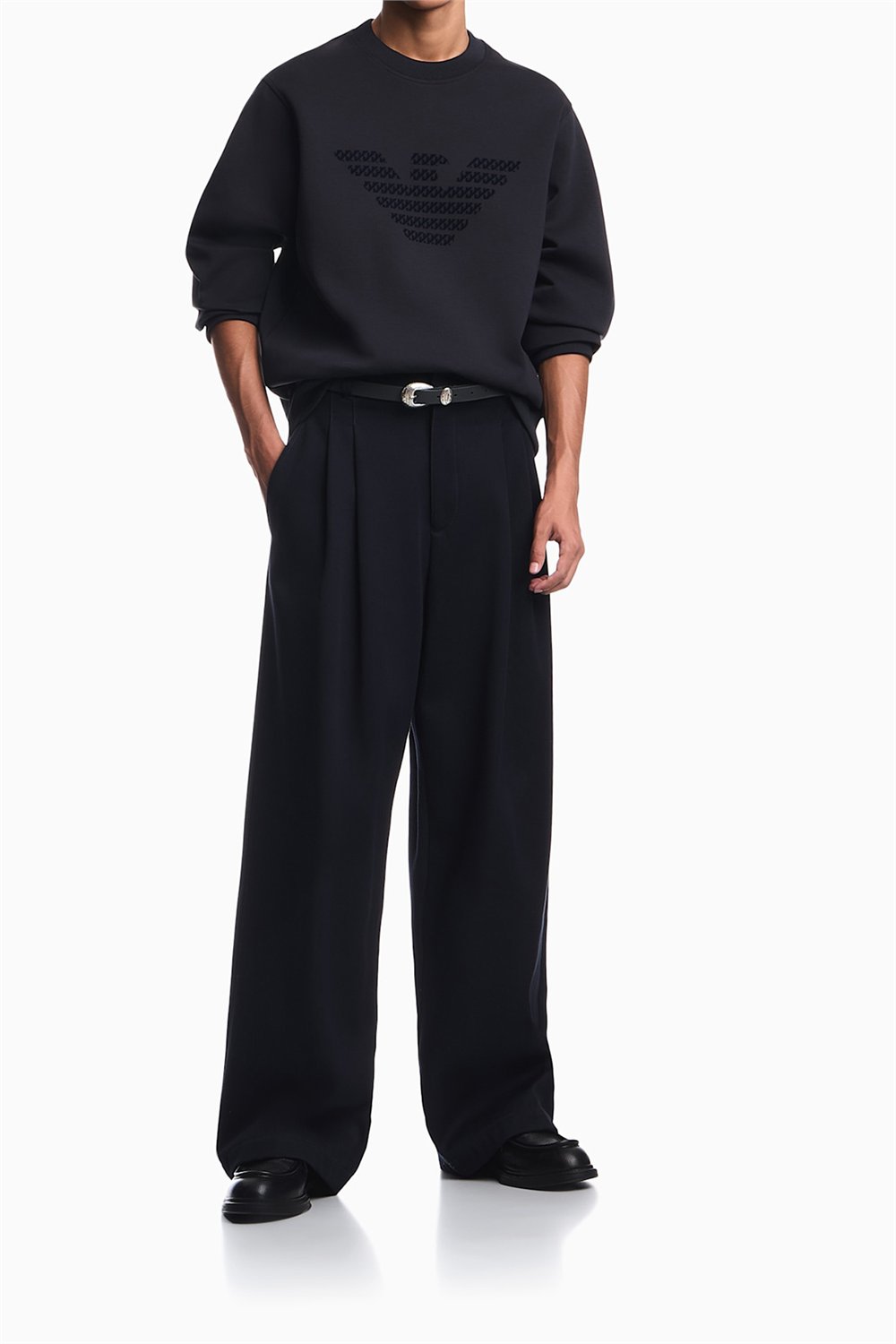 Emporio Armani Erkek Bisiklet Yaka Sweatshirt