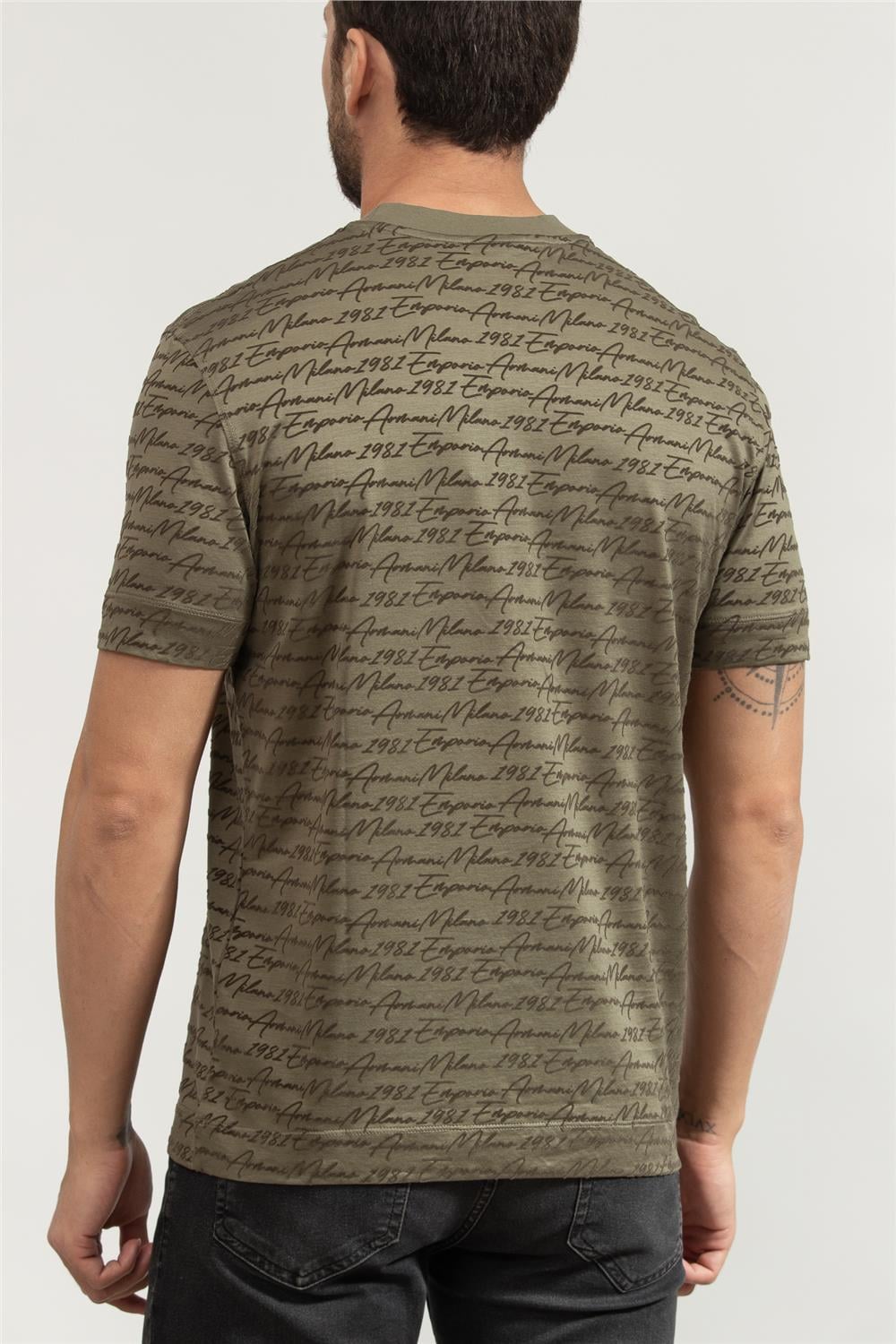 Emporio Armani Erkek Bisiklet Yaka T-Shirt Çok Renkli