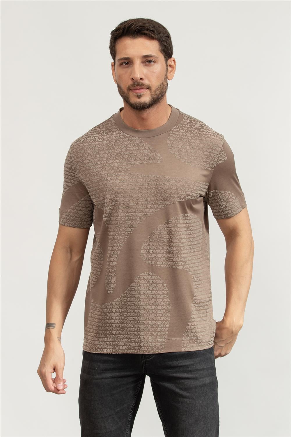 Emporio Armani Erkek Bisiklet Yaka T-Shirt Çok Renkli