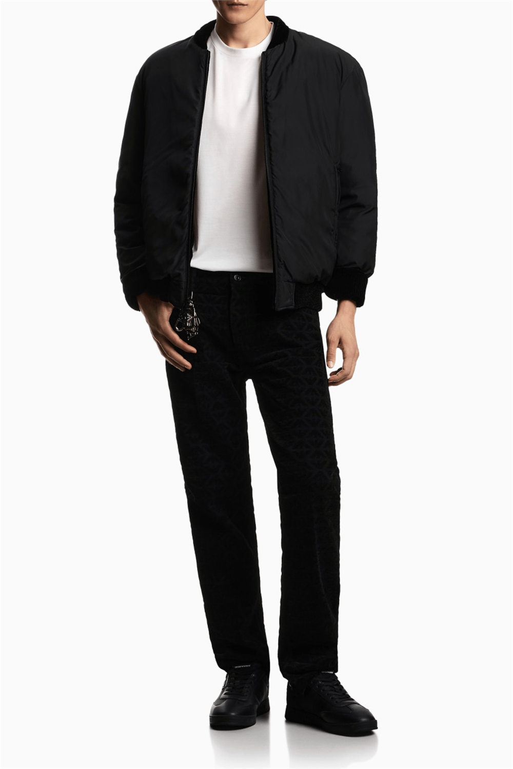 Emporio Armani Erkek Bisiklet Yaka T-Shirt Beyaz