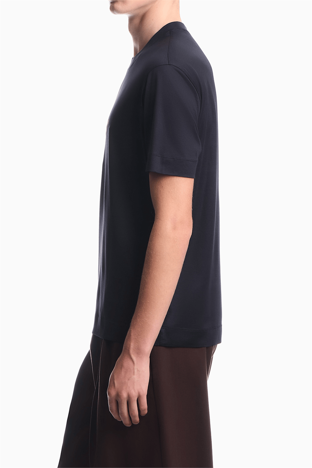 Emporio Armani Erkek Bisiklet Yaka T-Shirt Lacivert