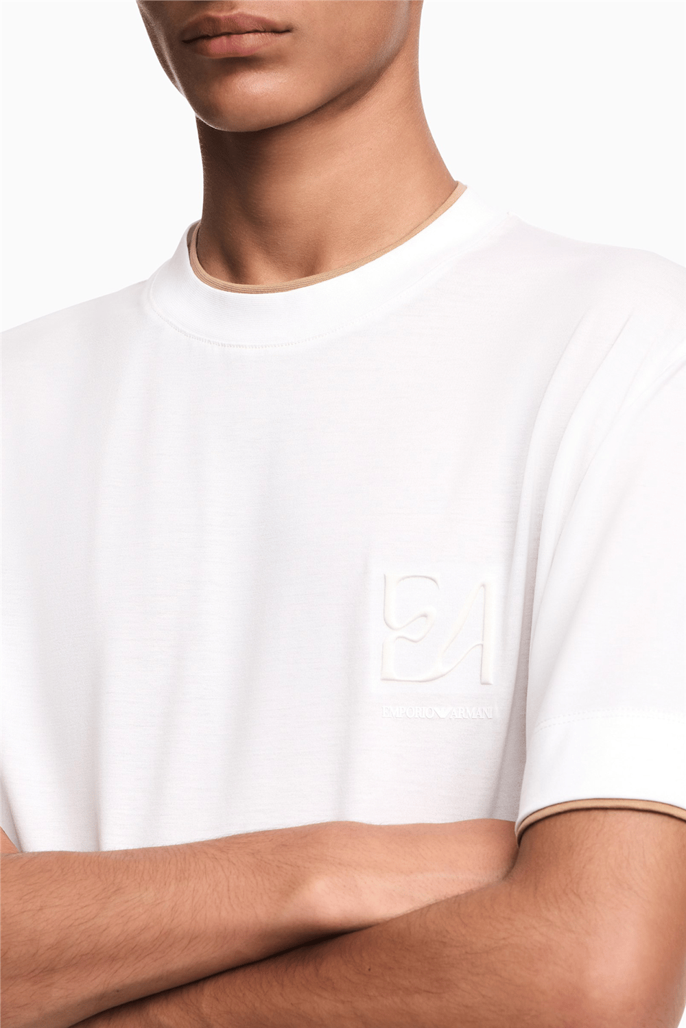 Emporio Armani Erkek Bisiklet Yaka T-Shirt