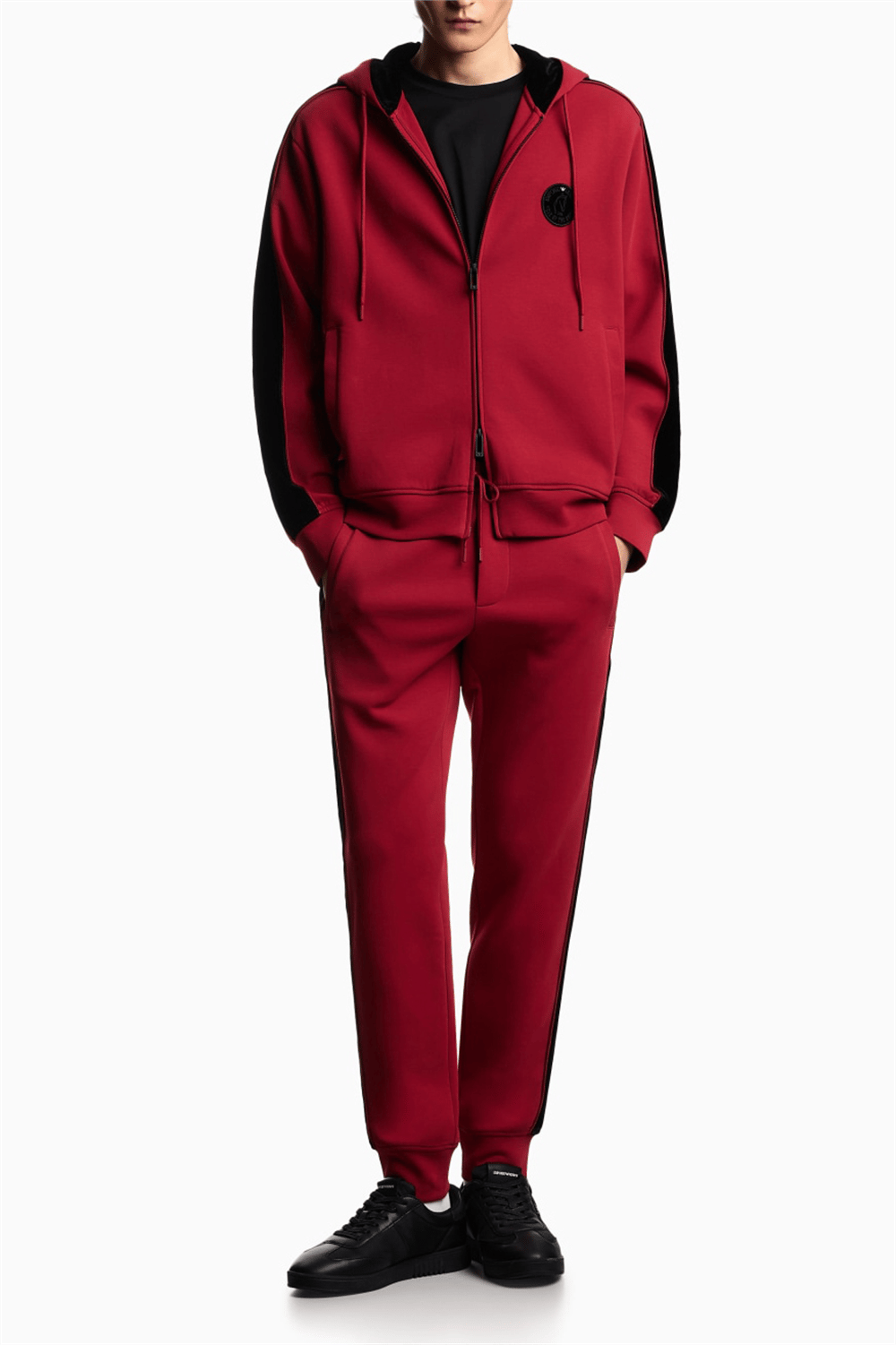 Emporio Armani Erkek Bisiklet Yaka T-Shirt Siyah