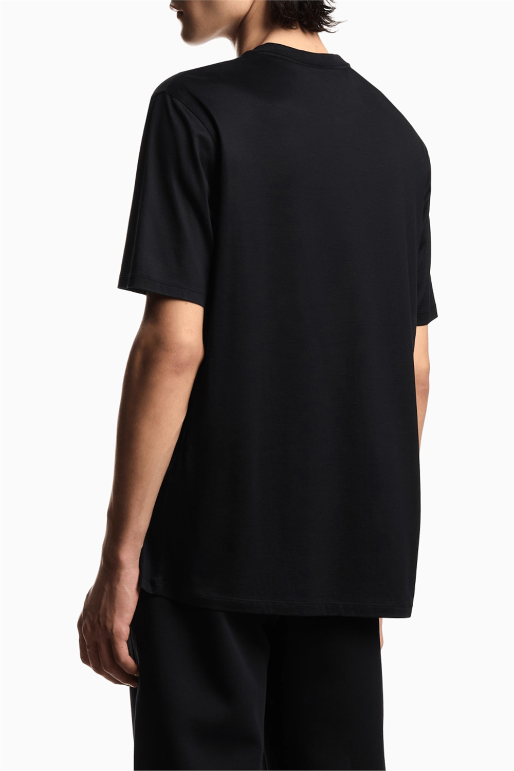 Emporio Armani Erkek Bisiklet Yaka T-Shirt Siyah
