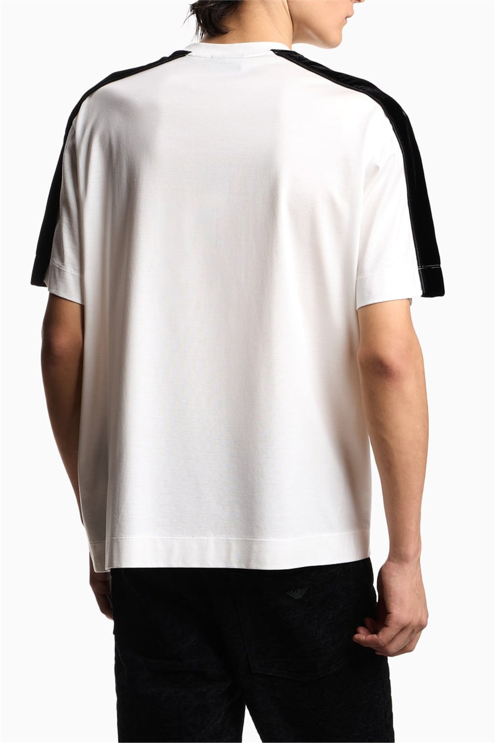 Emporio Armani Erkek Bisiklet Yaka T-Shirt Beyaz