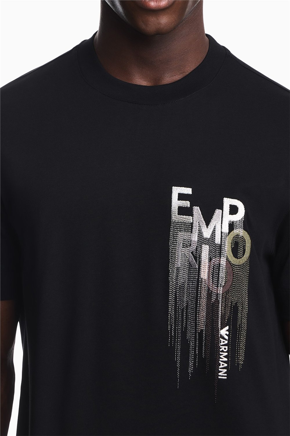 Emporio Armani Erkek Bisiklet Yaka T-Shirt