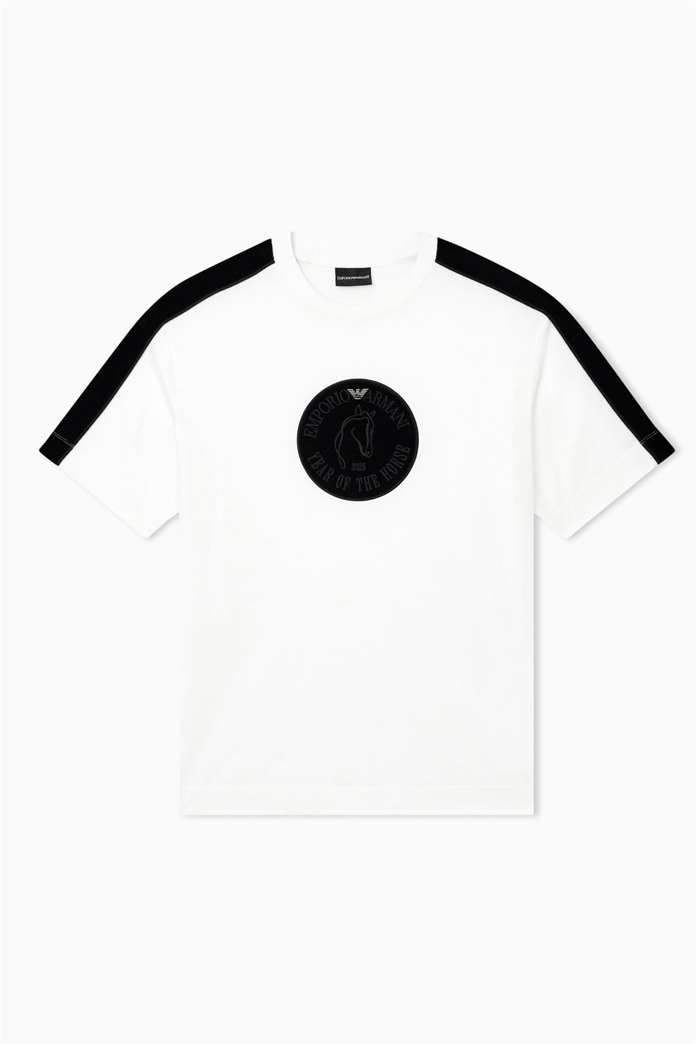 Emporio Armani Erkek Bisiklet Yaka T-Shirt Beyaz