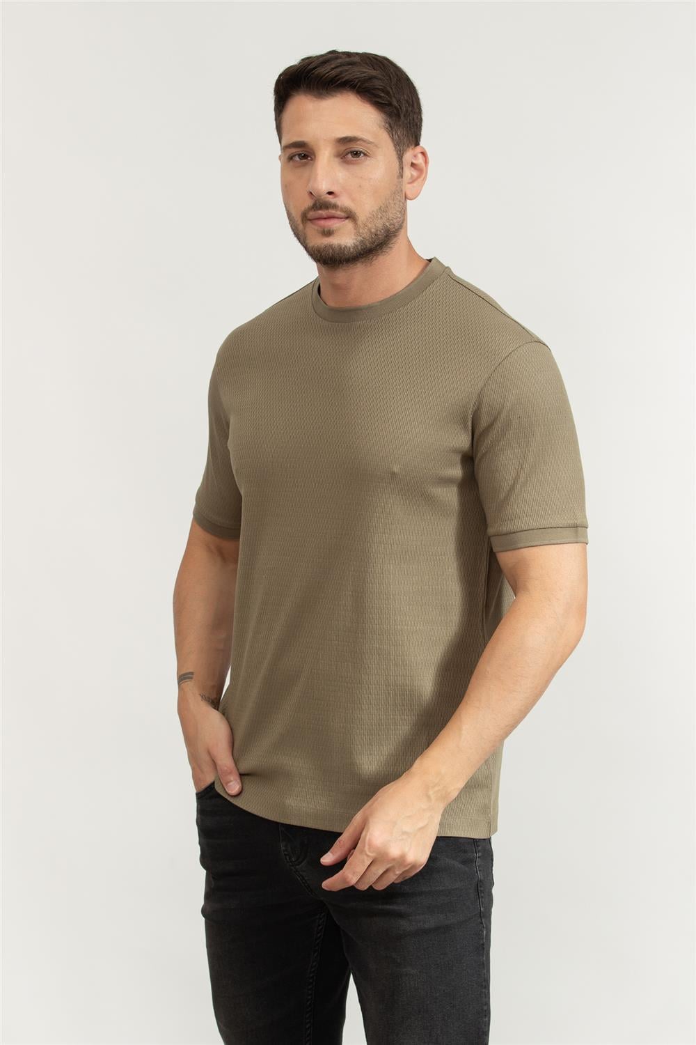 Emporio Armani Erkek Bisiklet Yaka T-Shirt