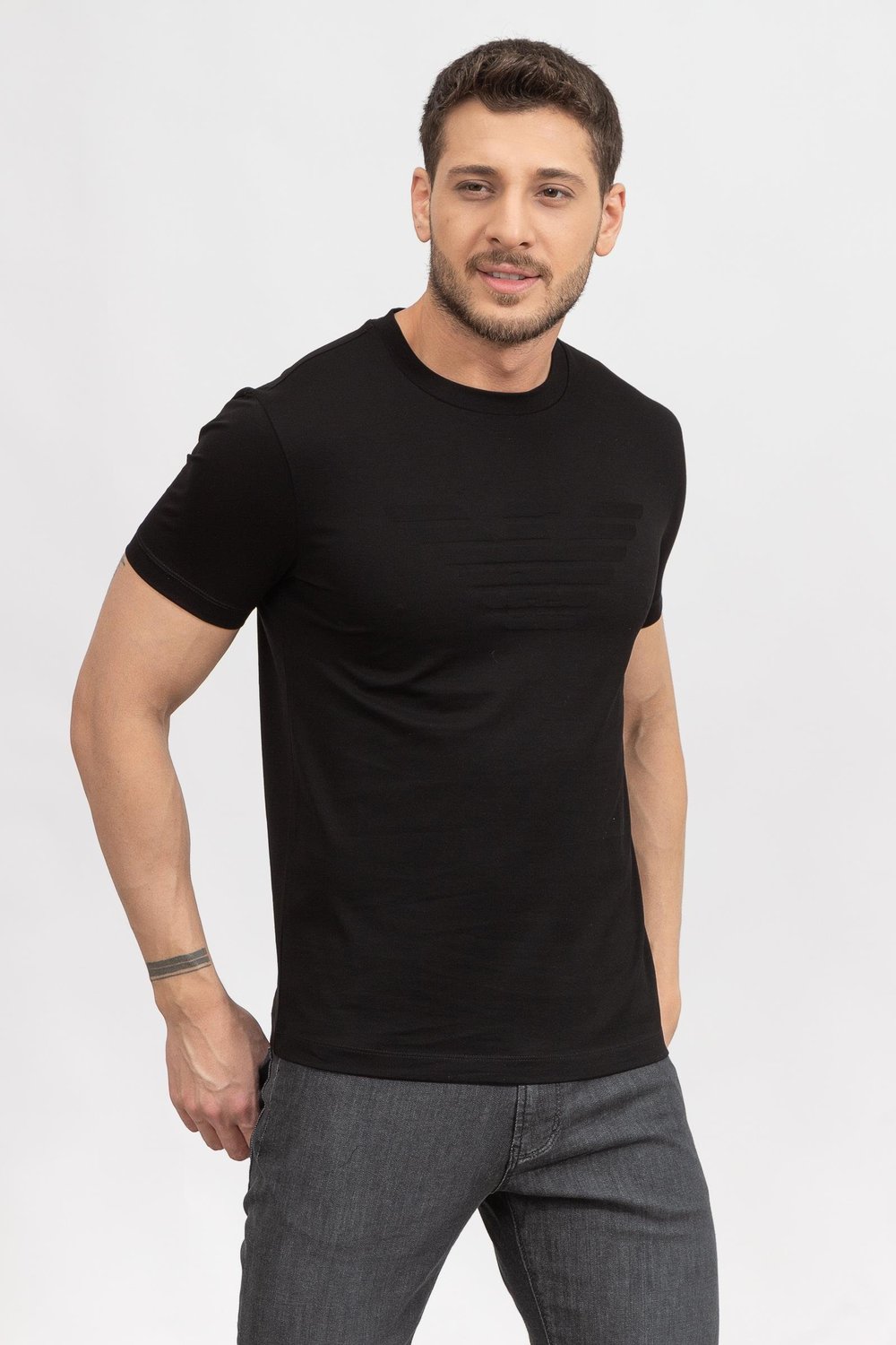 Emporio Armani Erkek Bisiklet Yaka T-Shirt