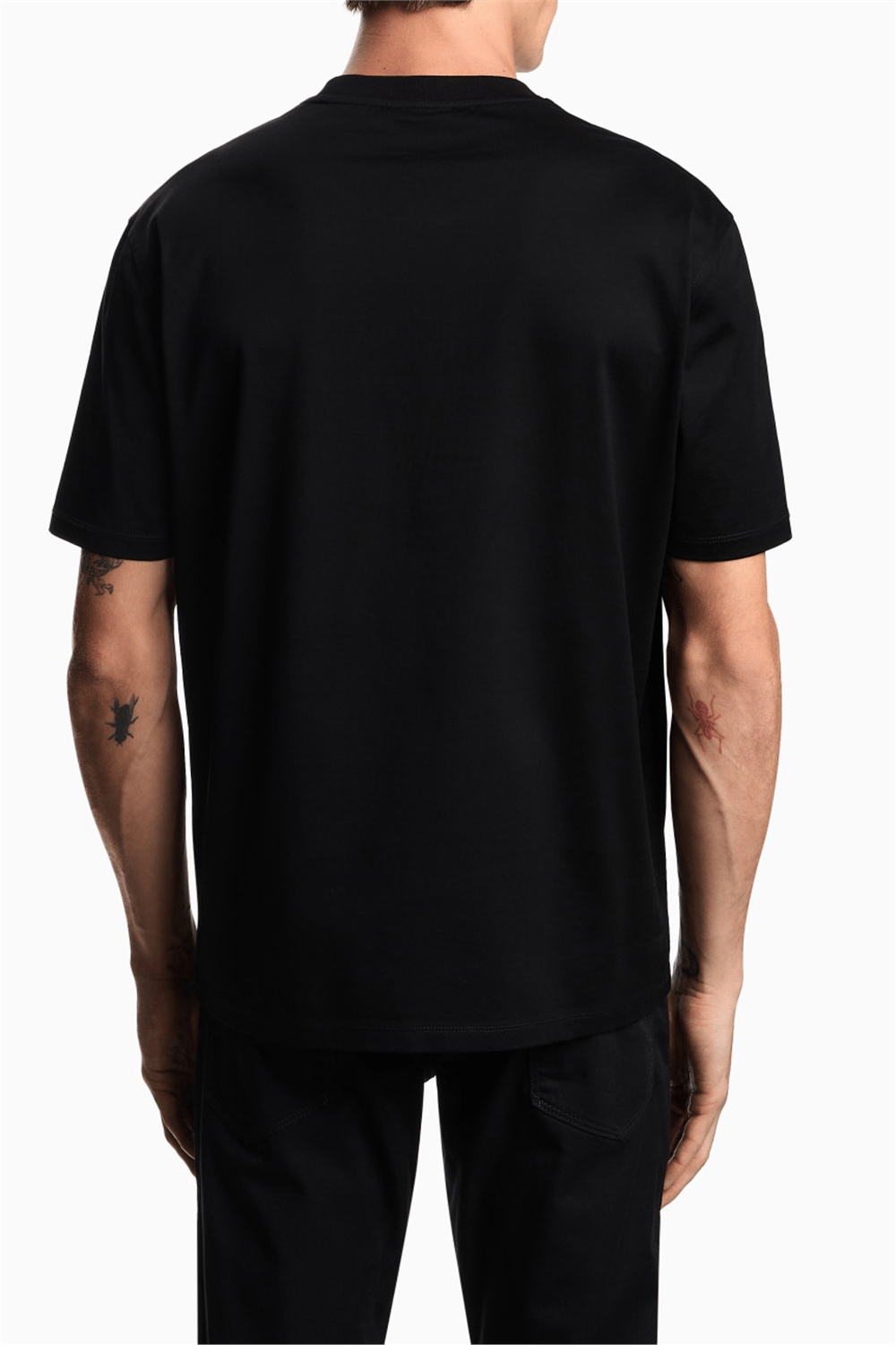 Emporio Armani Erkek Bisiklet Yaka T-Shirt Siyah