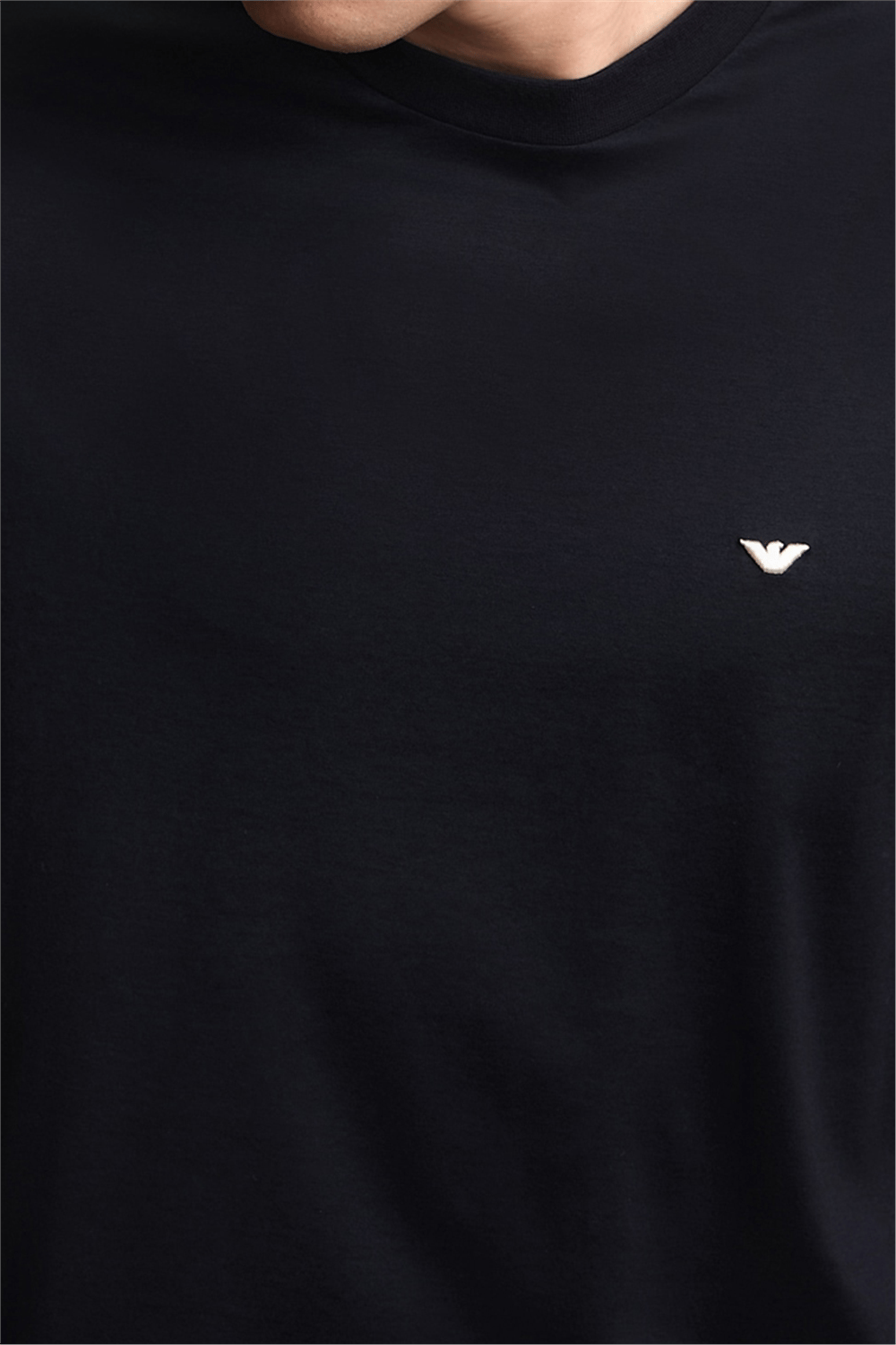Emporio Armani Erkek Bisiklet Yaka T-Shirt Lacivert
