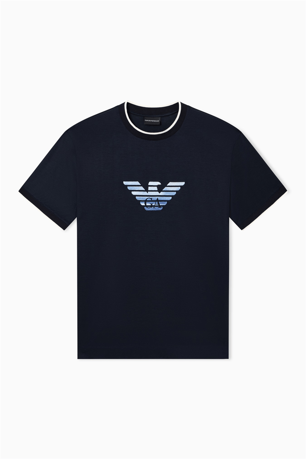 Emporio Armani Erkek Bisiklet Yaka T-Shirt Lacivert