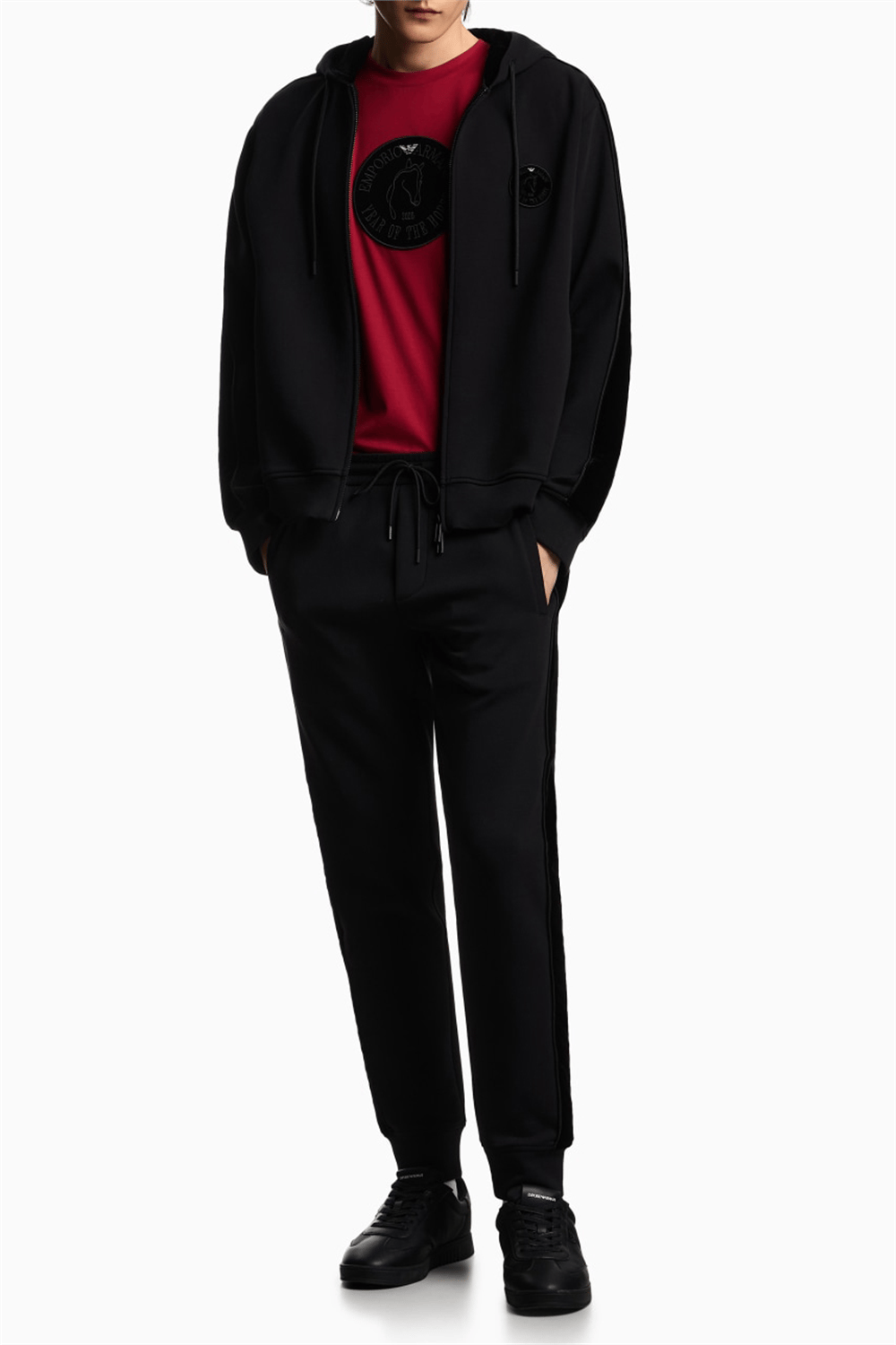 Emporio Armani Erkek Bisiklet Yaka T-Shirt Çok Renkli