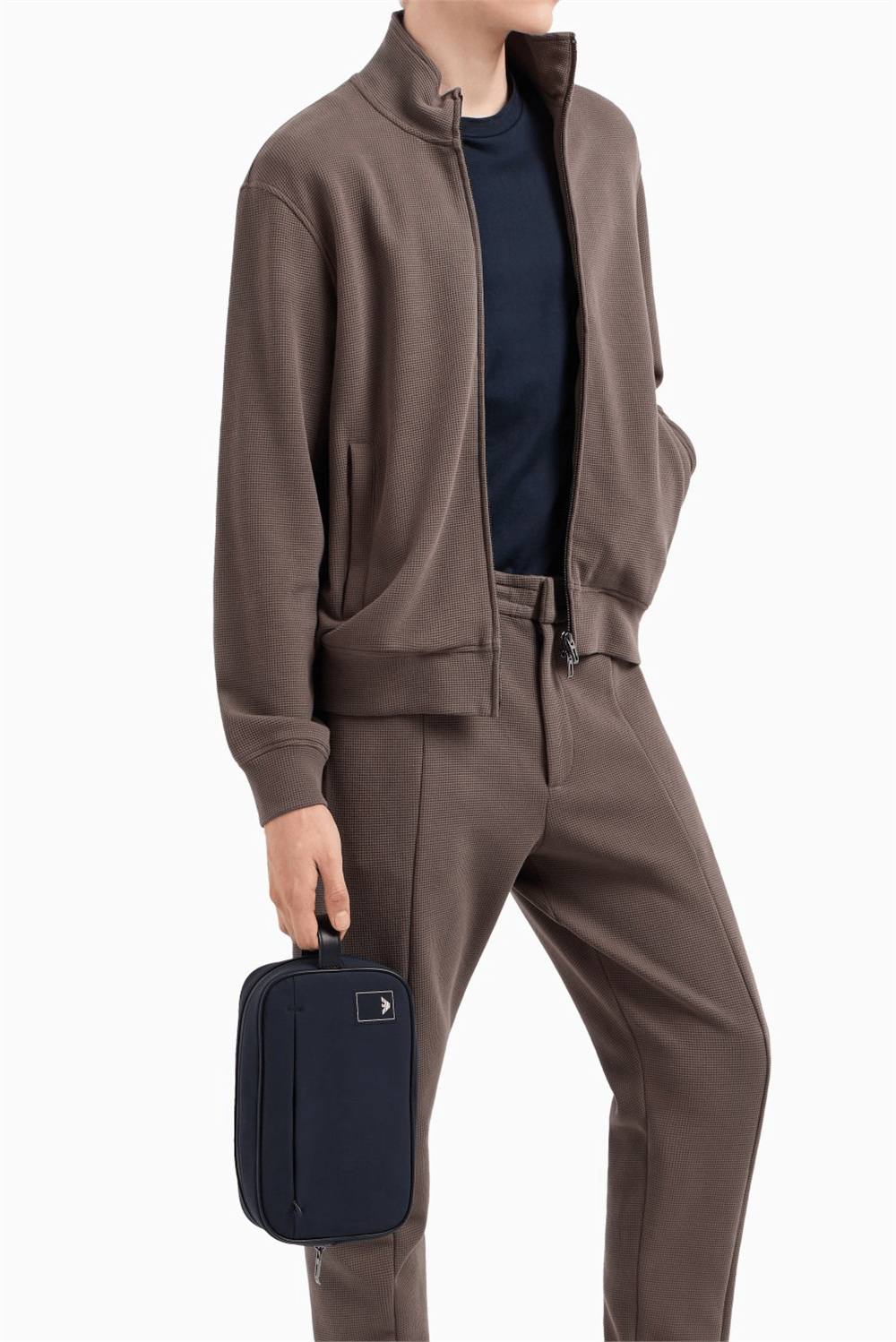 Emporio Armani Erkek El Çantası Lacivert