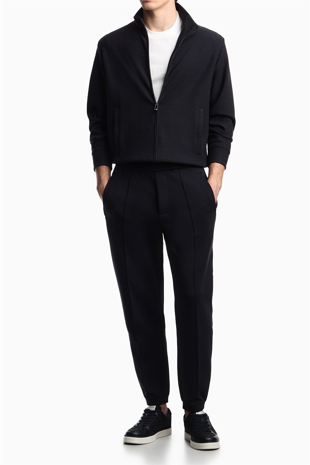 Emporio Armani Erkek Fermuarlı Sweatshirt Çok Renkli