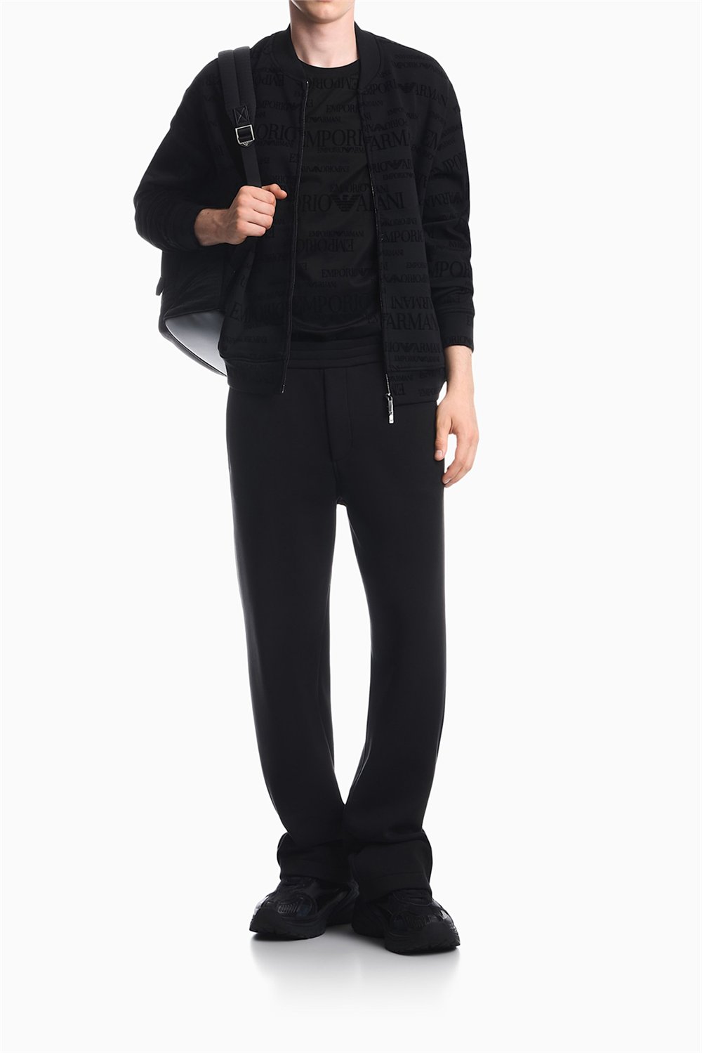 Emporio Armani Erkek Fermuarlı Sweatshirt
