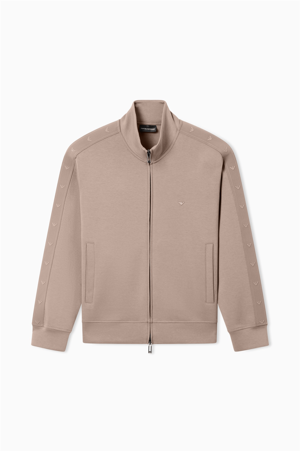 Emporio Armani Erkek Fermuarlı Sweatshirt Siyah