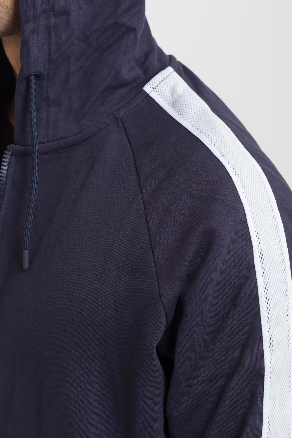 Emporio Armani Erkek Fermuarlı Sweatshirt Lacivert