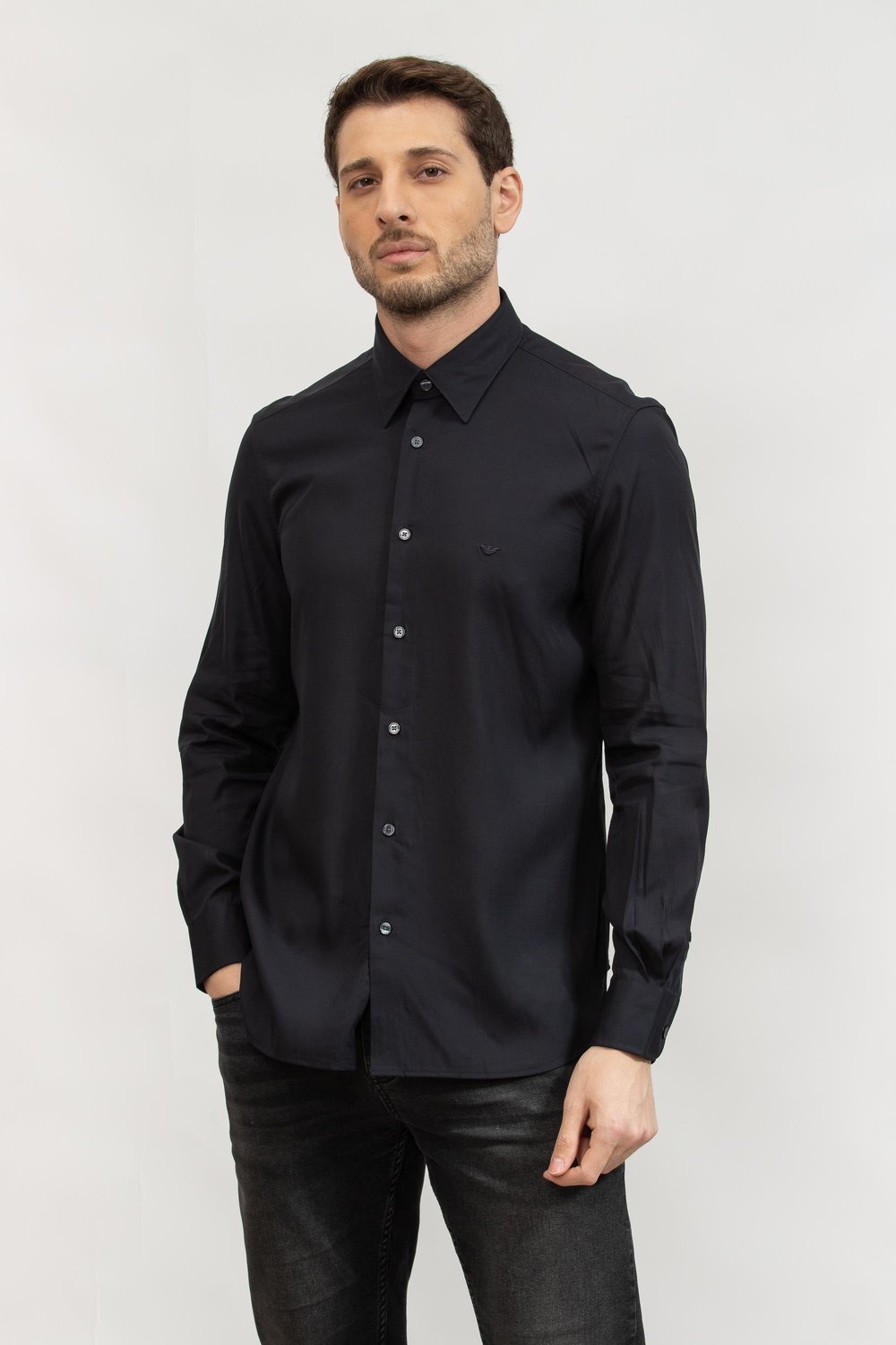 Emporio Armani Erkek Gömlek Lacivert