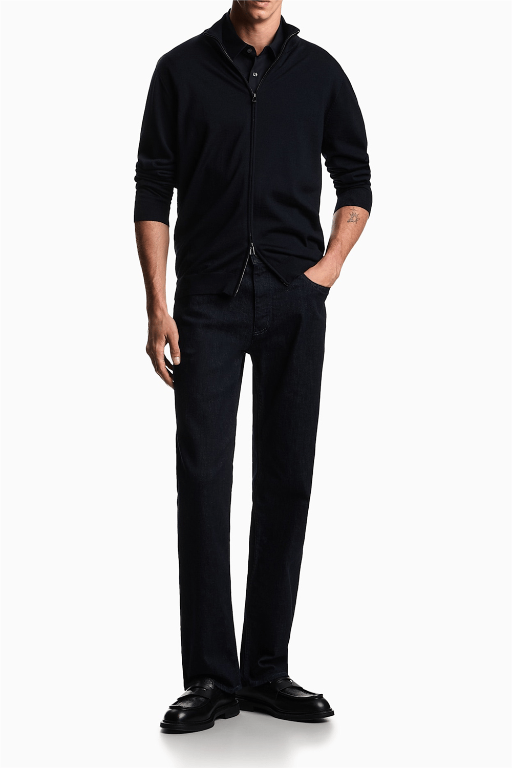 Emporio Armani Erkek Hırka Lacivert