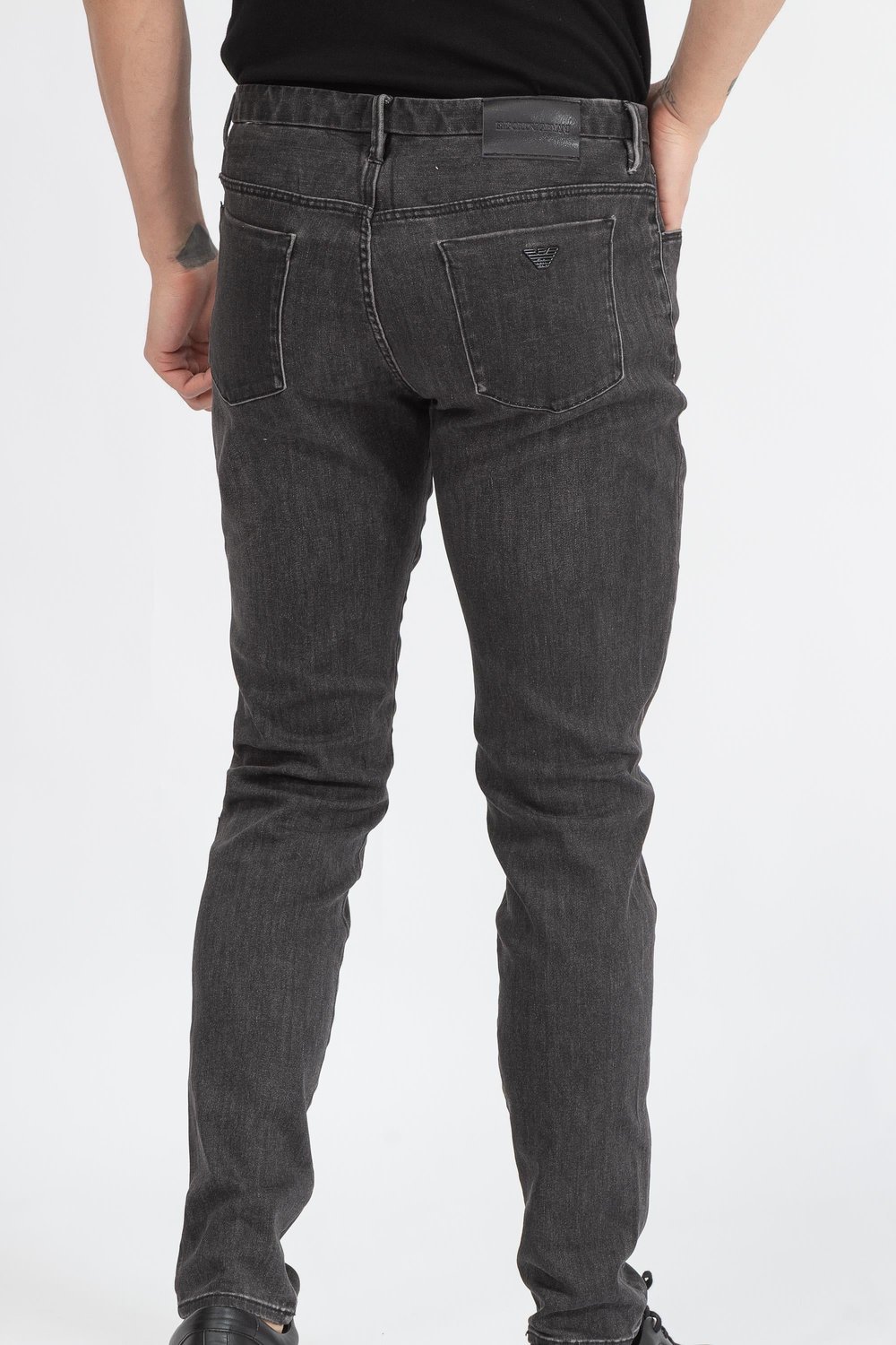 Emporio Armani Erkek Jean Pantolon Siyah