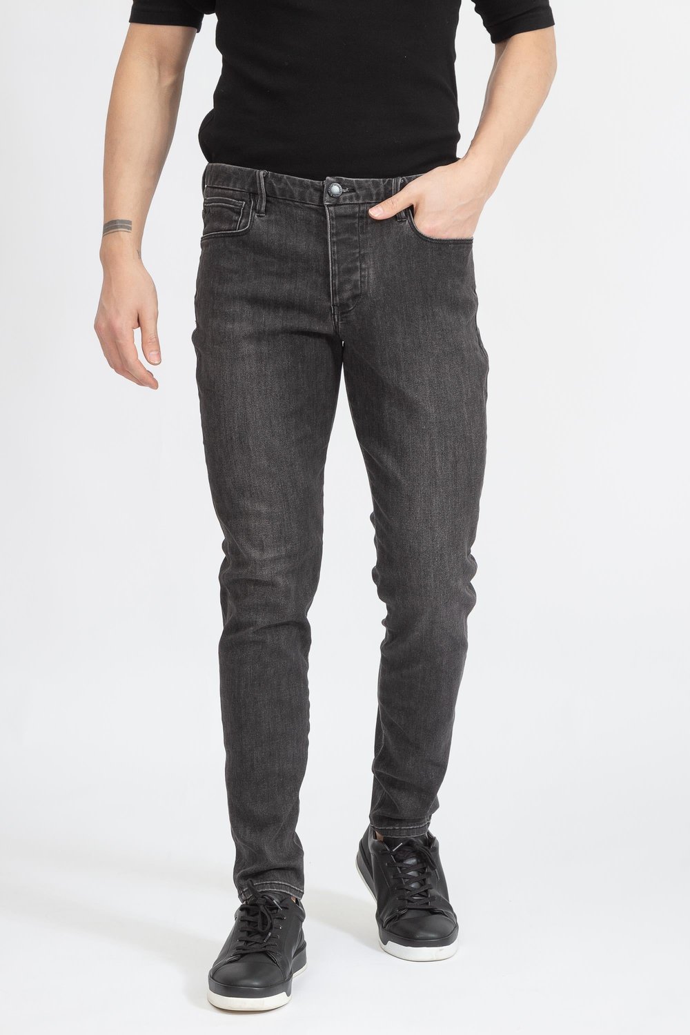 Emporio Armani Erkek Jean Pantolon Siyah