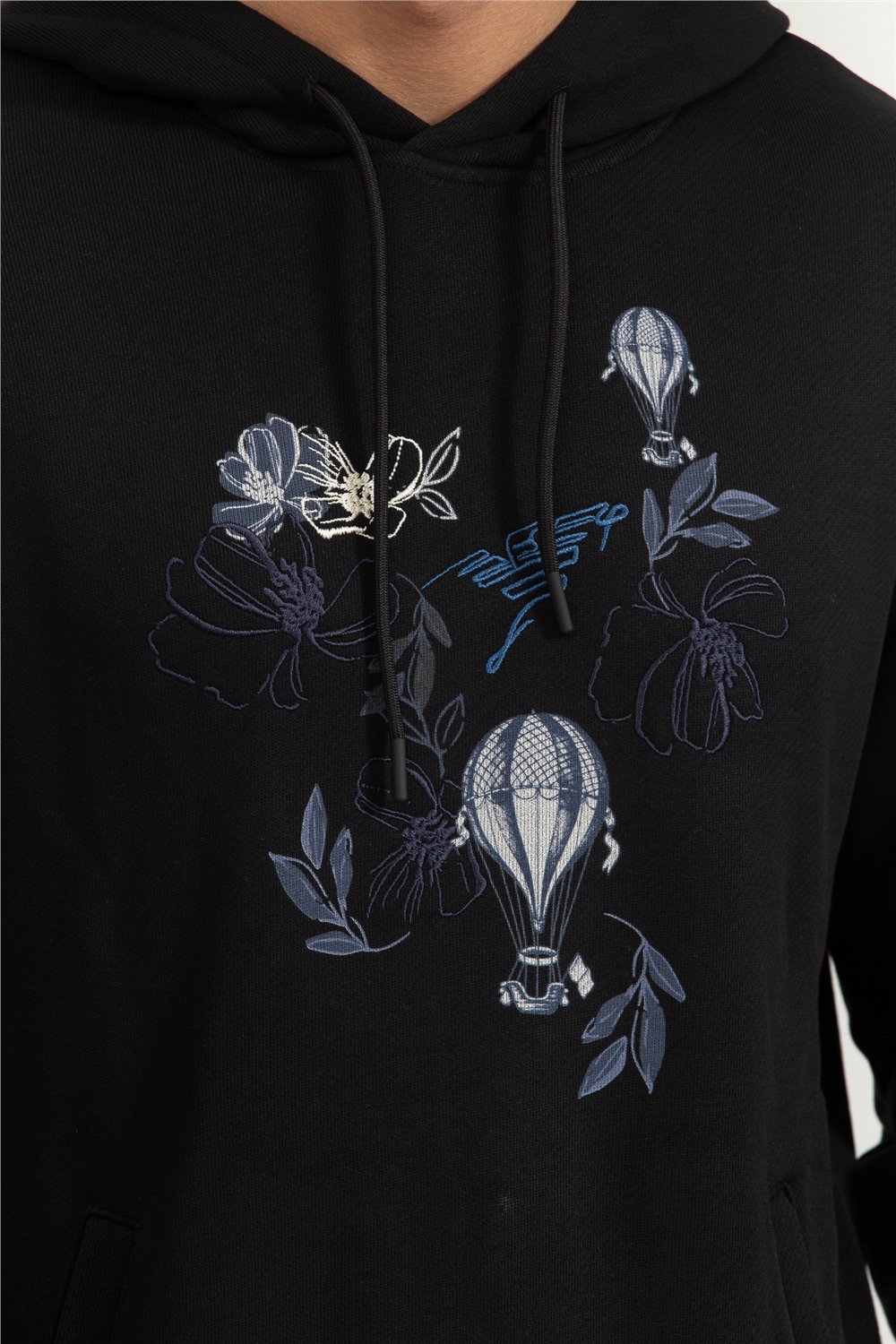 Emporio Armani Erkek Kapüşonlu Sweatshirt