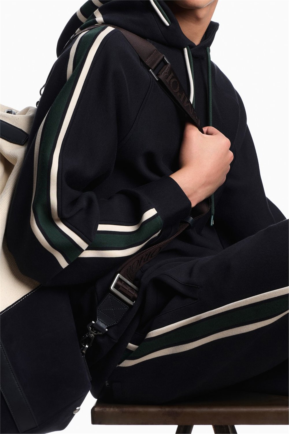 Emporio Armani Erkek Kapüşonlu Sweatshirt Lacivert