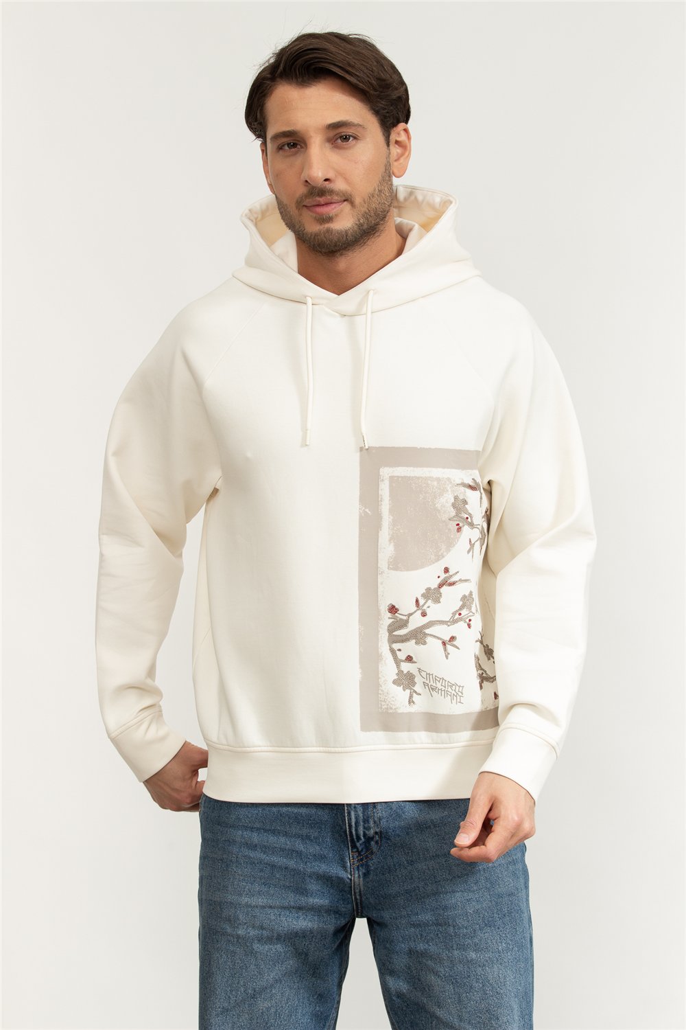 Emporio Armani Erkek Kapüşonlu Sweatshirt