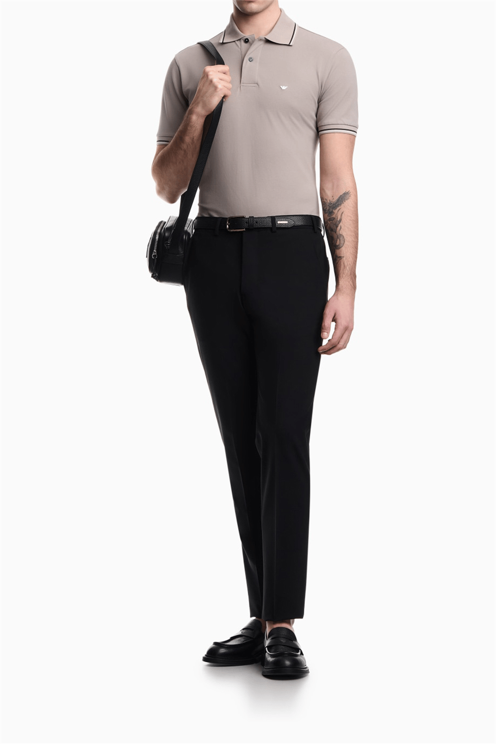 Emporio Armani Erkek Polo Yaka T-Shirt Çok Renkli