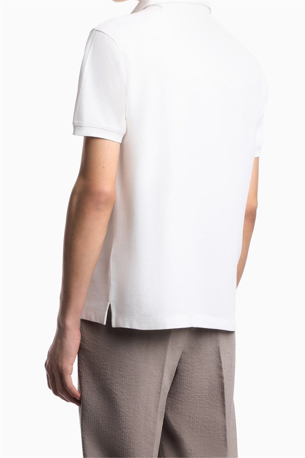Emporio Armani Erkek Polo Yaka T-Shirt Beyaz