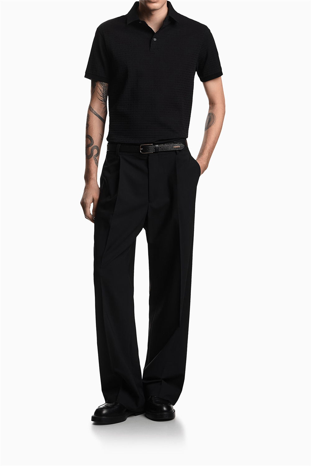Emporio Armani Erkek Polo Yaka T-Shirt Çok Renkli