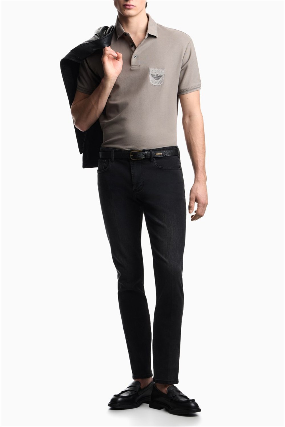 Emporio Armani Erkek Polo Yaka T-Shirt Çok Renkli