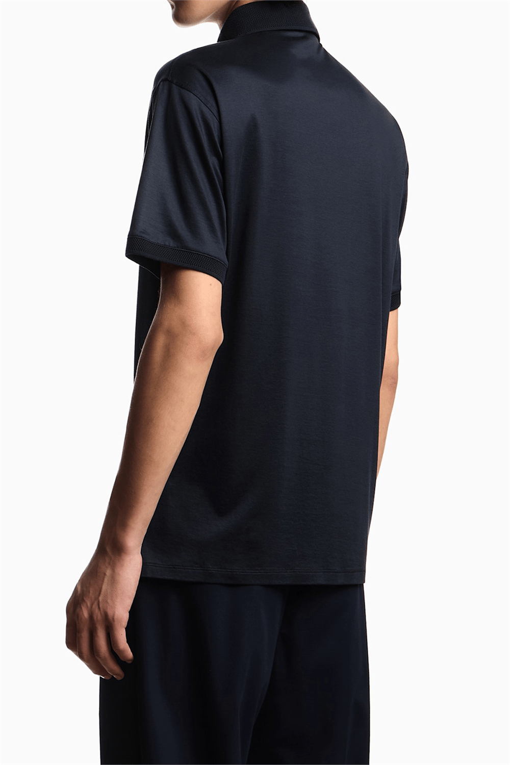 Emporio Armani Erkek Polo Yaka T-Shirt Lacivert