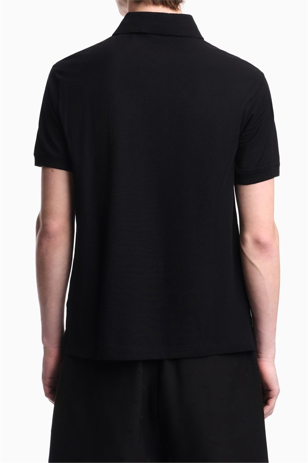 Emporio Armani Erkek Polo Yaka T-Shirt Siyah