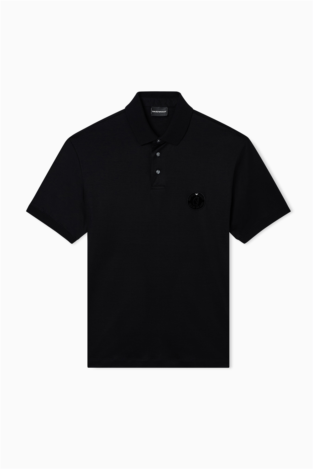 Emporio Armani Erkek Polo Yaka T-Shirt Siyah