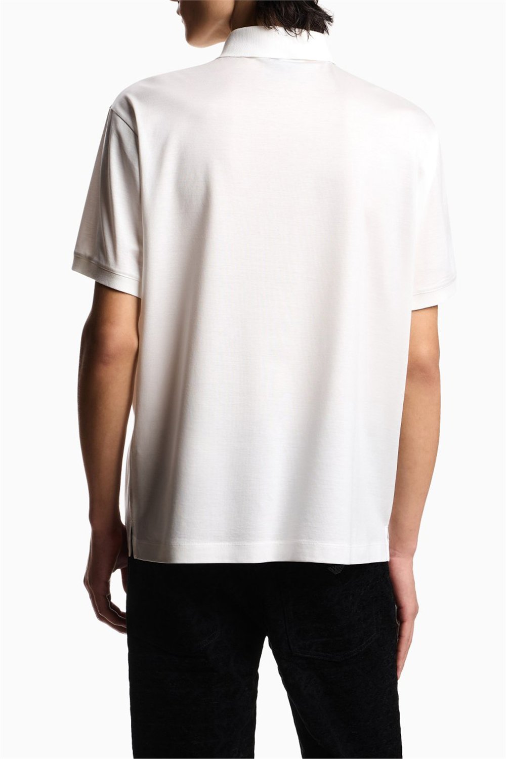 Emporio Armani Erkek Polo Yaka T-Shirt Beyaz
