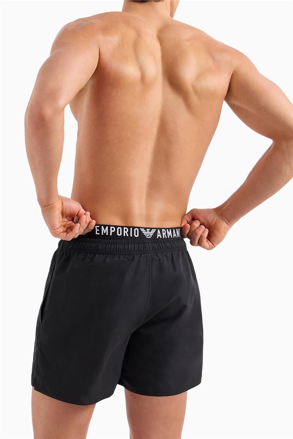 Emporio Armani Erkek Şort Mayo Siyah