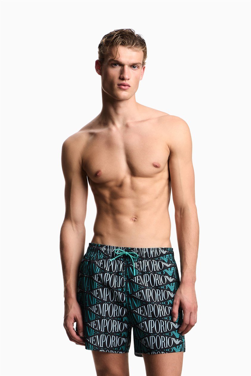 Emporio Armani Erkek Şort Mayo Çok Renkli