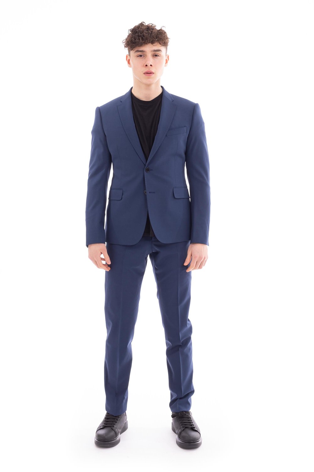 Emporio Armani Erkek Takım Elbise Mavi