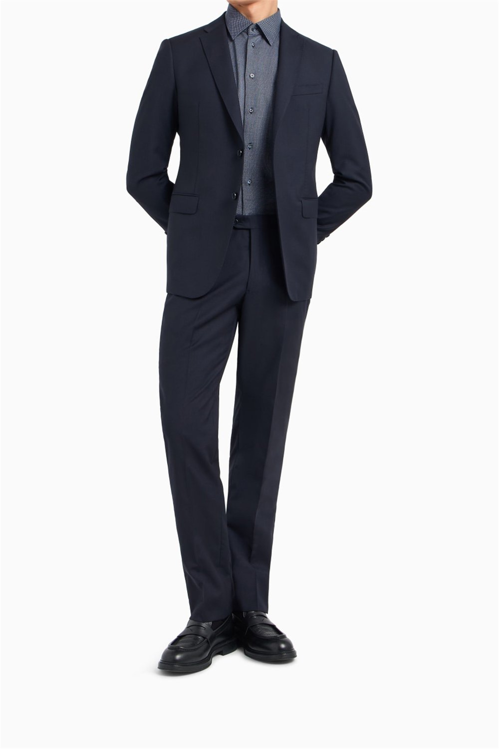 Emporio Armani Erkek Takım Elbise Lacivert