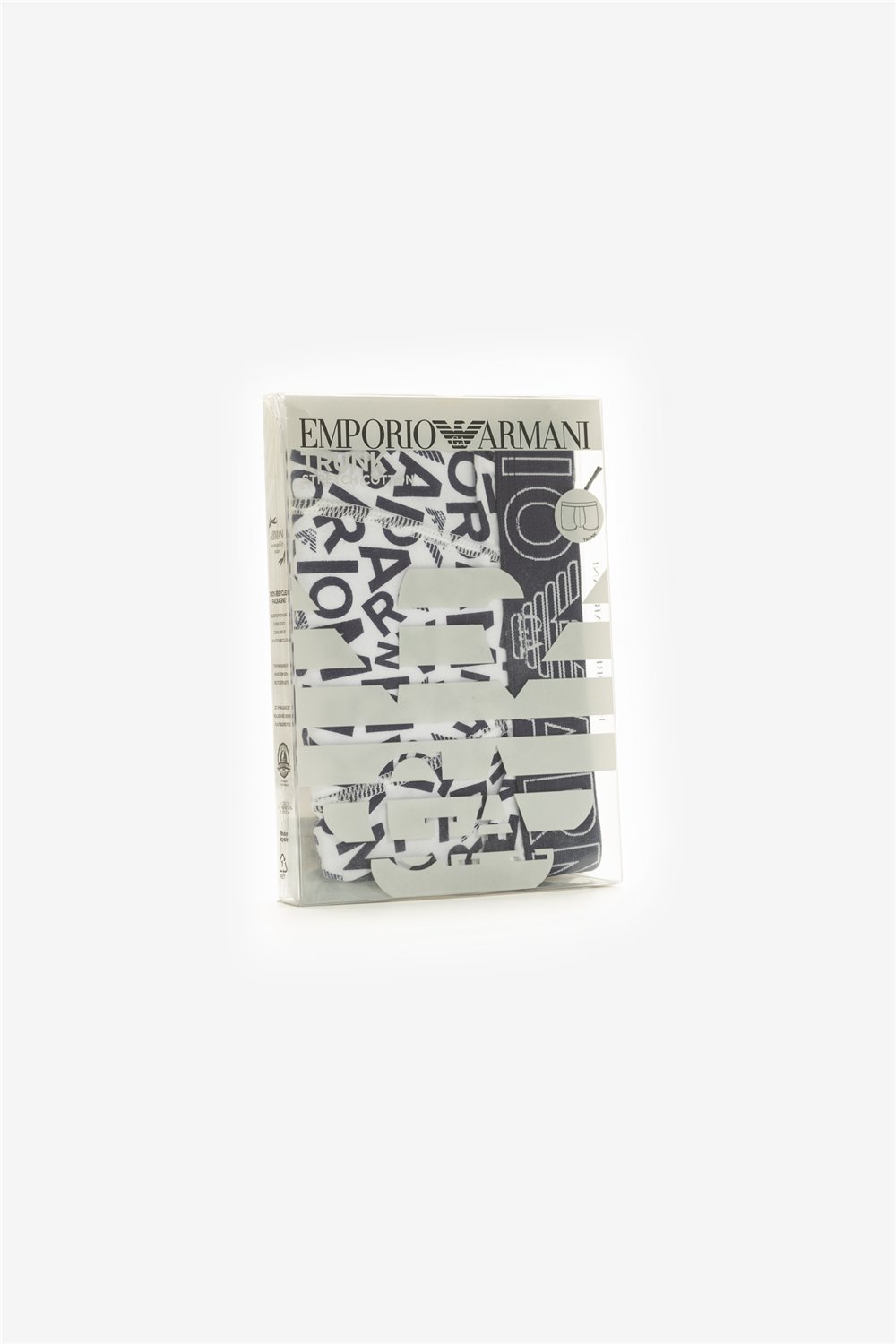 Emporio Armani Erkek Tekli Boxer Beyaz