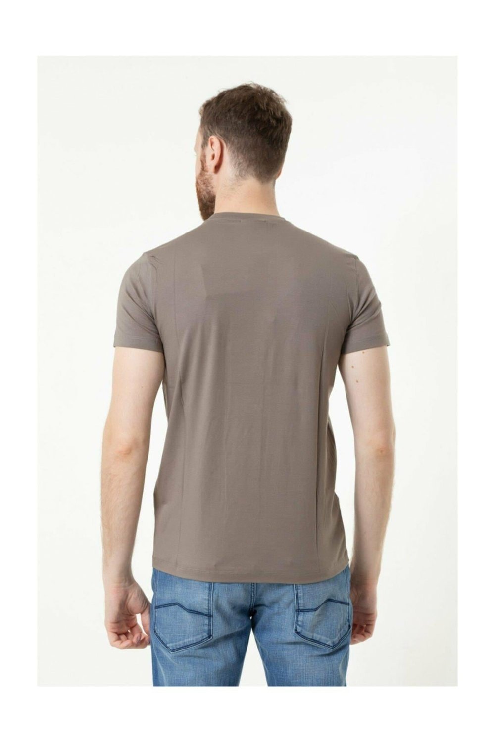 Emporio Armani Erkek Triko Turuncu