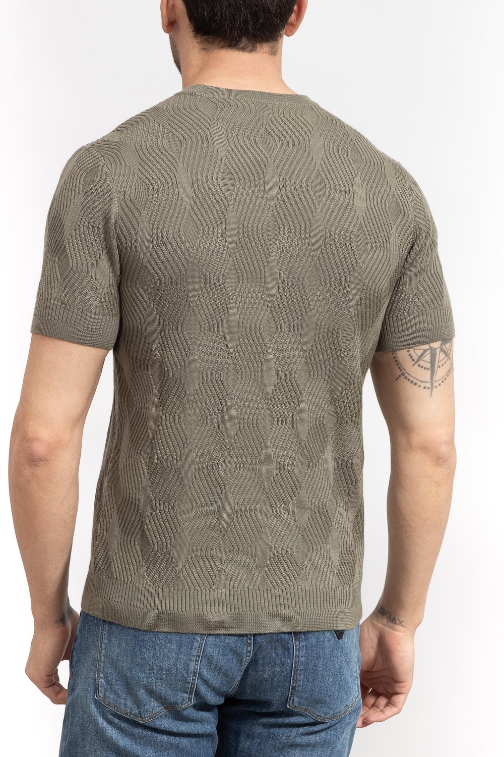 Emporio Armani Erkek Triko Yeşil