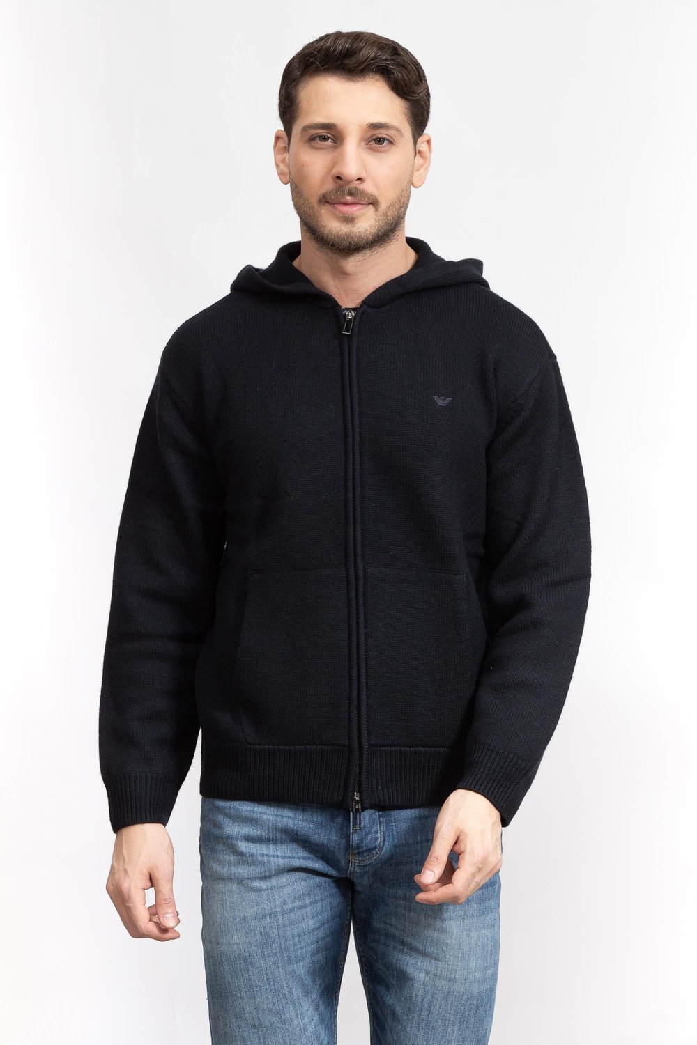 Emporio Armani Erkek Triko Lacivert