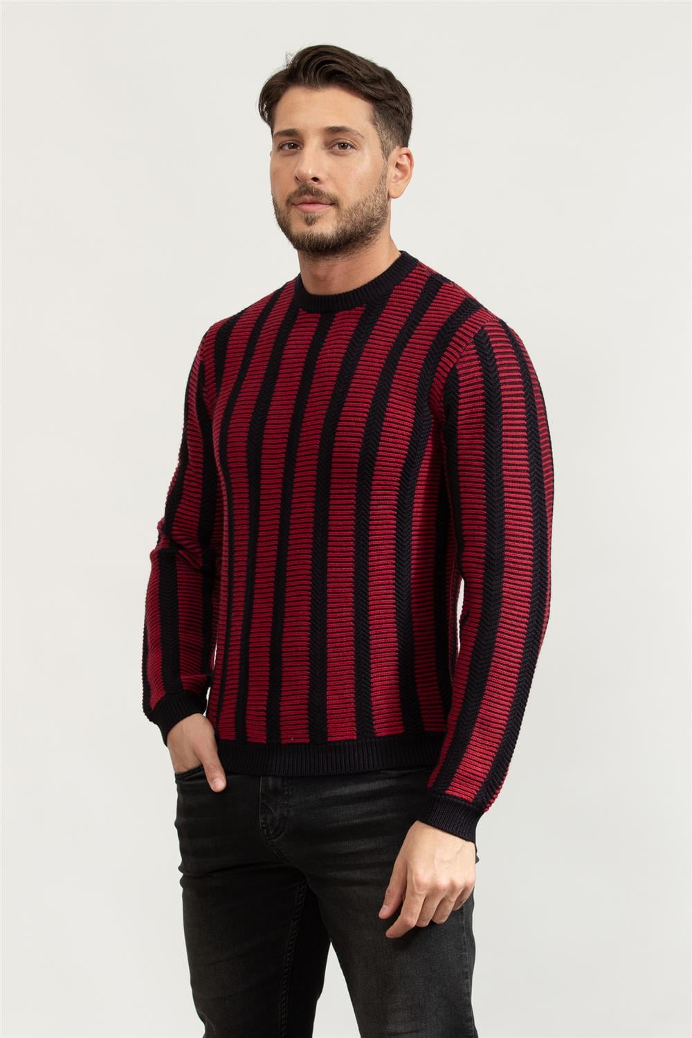 Emporio Armani Erkek Triko Mavi