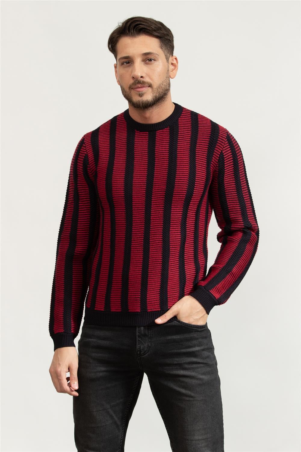 Emporio Armani Erkek Triko Mavi