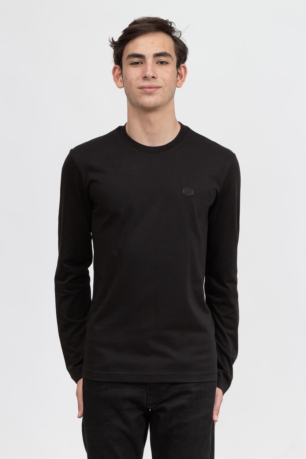 Emporio Armani Erkek Uzun Kollu T-Shirt Siyah