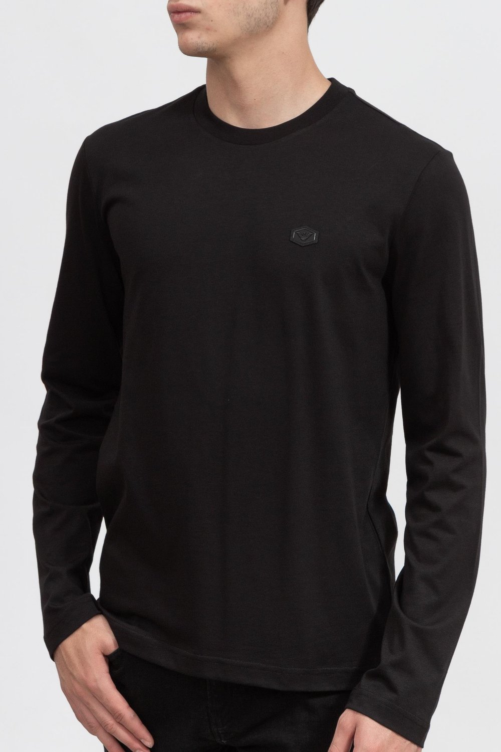 Emporio Armani Erkek Uzun Kollu T-Shirt Siyah