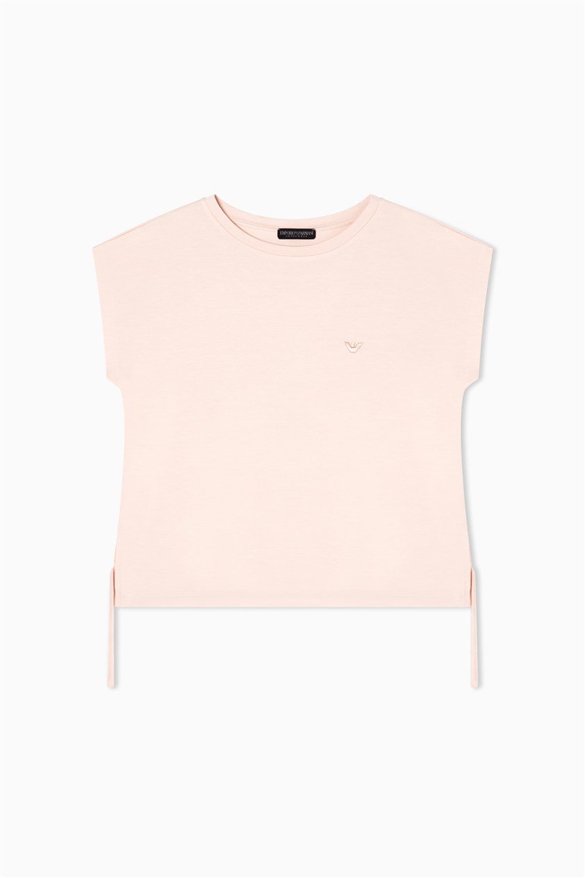 Emporio Armani Kadın Bisiklet Yaka Sweatshirt Pembe